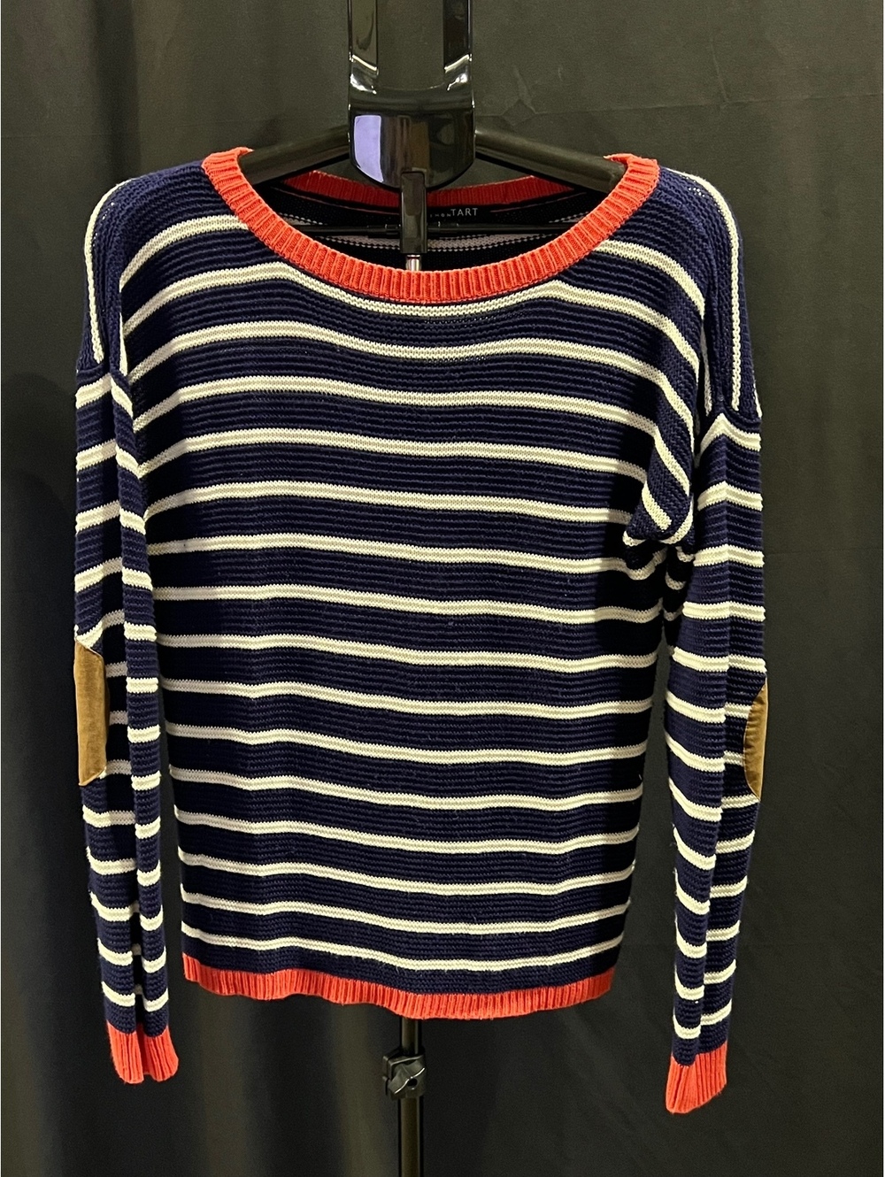 Lemon Tart Sz Med Navy/White/Coral Sweater